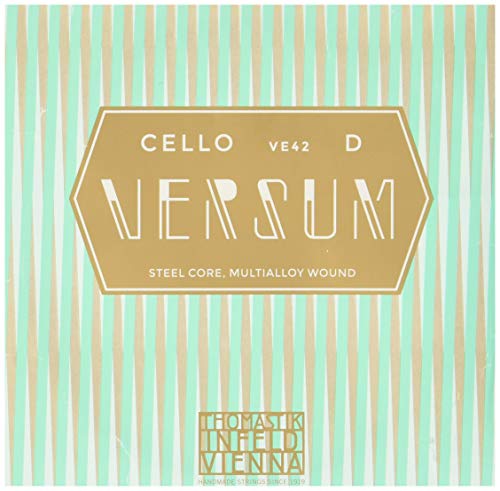 THOMASTIK VERSUM バーサム チェロ弦 D線 スチールコア 4/4 マルチアロイ巻 VE42