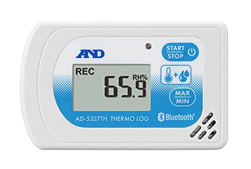 A&amp;D BLE温度・湿度データロガー さ~もろぐ AD-5327TH ホワイト