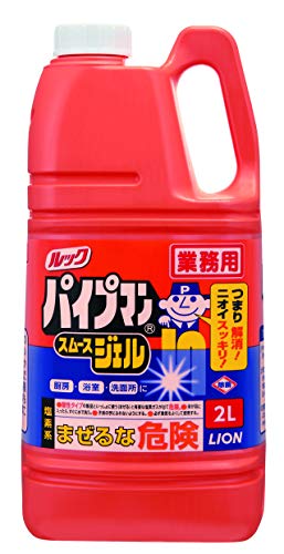 業務用 大容量 ルック パイプマンスムースジェル 2L 詰め替え パイプクリーナー パイプ 詰まり 洗浄 掃除 洗浄