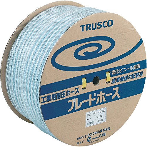 トラスコ中山(TRUSCO) ブレードホース クリア 12×18mm 100m TB-1218D100