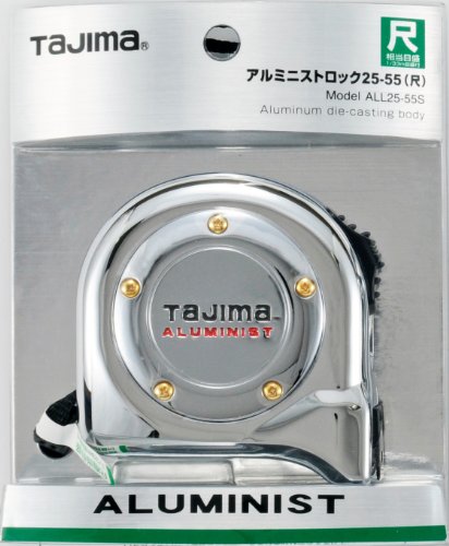 タジマ(Tajima) コンベックス 5.5m×25mm アルミニストロック25 尺相当目盛付 ALL25-55SCRC_1