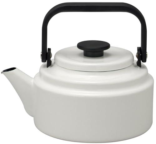 野田琺瑯 電磁調理器対応 アムケトル 2.0Ｌ ホワイトAM-20K