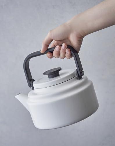 野田琺瑯 電磁調理器対応 アムケトル 2.0Ｌ ホワイトAM-20K