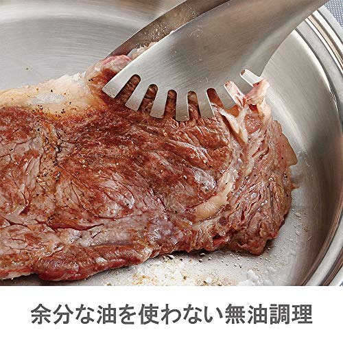 ビタクラフト 両手鍋 IH対応 ステンレス 蓋付 10年保証 ヘキサプライ アメリカ製 5.5L 6127 シルバー_3
