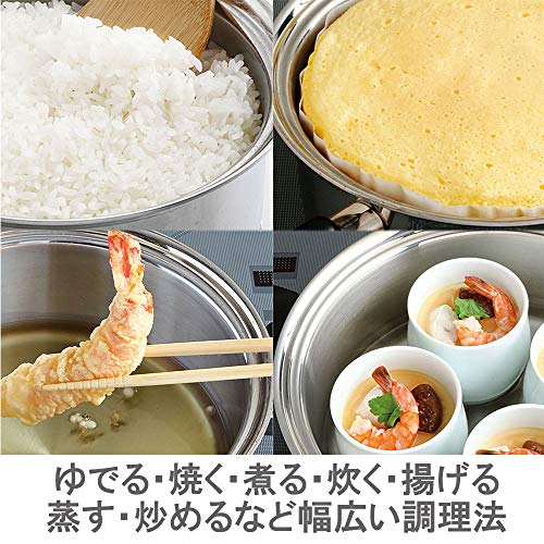 ビタクラフト 両手鍋 IH対応 ステンレス 蓋付 10年保証 ヘキサプライ アメリカ製 5.5L 6127 シルバー_4