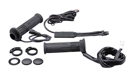 キジマ(Kijima) バイクパーツ グリップヒーター GH10 スロットル一体式 120mm ボタン式スイッチ φ22.2用 304-8214