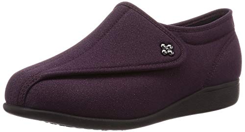 [快歩主義] 介護シューズ 軽量 幅広5E KHS L011-5E レディース パープルラメ 22.5 cm 5E