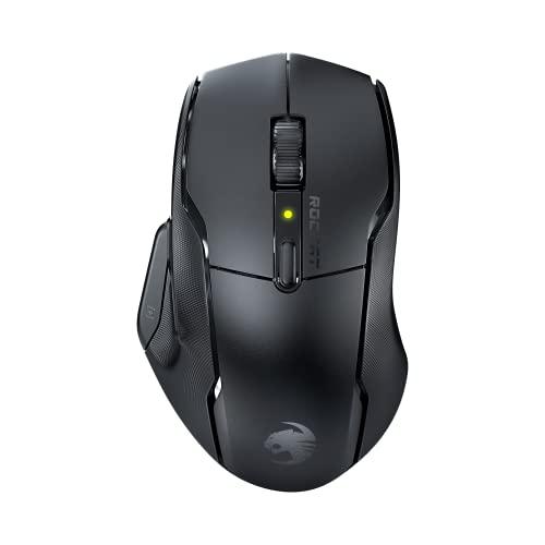 ROCCAT ゲーミングマウス Kone Air ワイヤレス 2.4GHz/Bluetooth ブラック/黒 電池寿命800時間/19K/オプテ