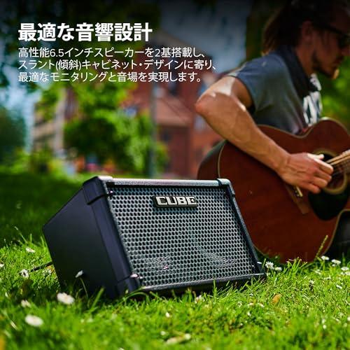 ボス BOSS ステレオアンプ CUBE Street II CUBE-ST2 BK 電池駆動 軽量設計 最大出力10W 持ち運び可能 ストリー_2