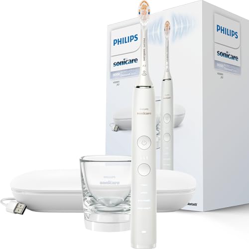 フィリップス 電動歯ブラシ ソニッケアー ダイヤモンドクリーン9000 (携帯用トラベルケース/充電器用グラス付き) HX9911/67 ホワイ