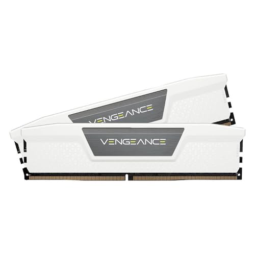 Corsair DDR5-5200MHz デスクトップPC用 メモリ ホワイト VENGANCEシリーズ 32GB [16GB×2枚] CMK3