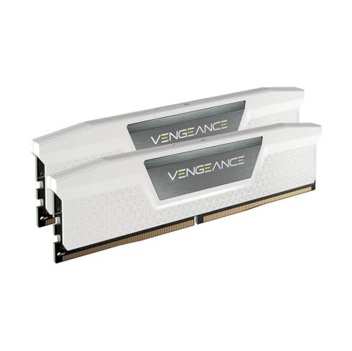 Corsair DDR5-5200MHz デスクトップPC用 メモリ ホワイト VENGANCEシリーズ 32GB [16GB×2枚] CMK3_1