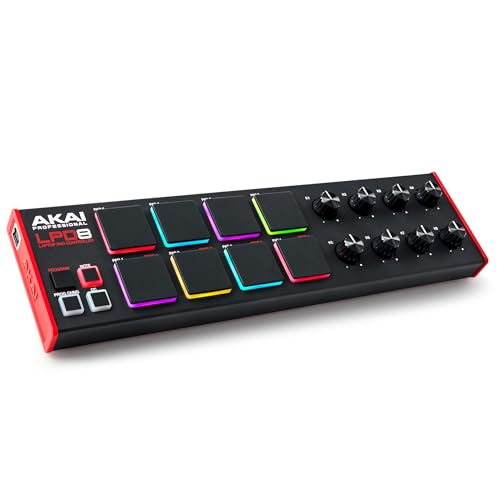 Akai Professional USB MIDIコントローラー MPCドラムパッドx 8 アサイナブル・ノブ x 8搭載 音楽制作ソフトウェ