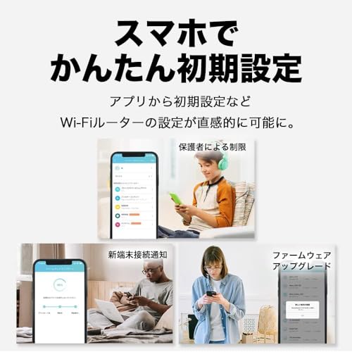 TP-Link WiFi ルーター 無線ルーター 高速 WiFi6 AX6000 IPv6 4804+1148Mbps 2.5Gポート OneM_3
