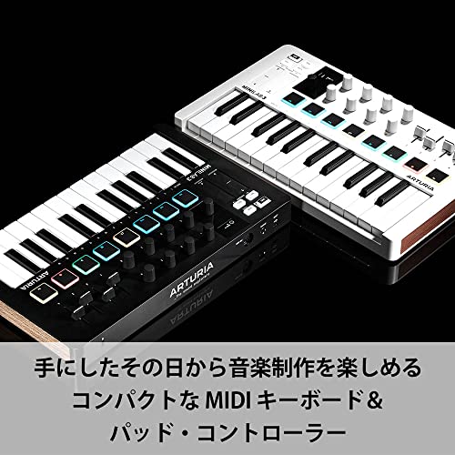 ARTURIA MIDI キーボード コントローラー MiniLab 3 BK ブラック_1