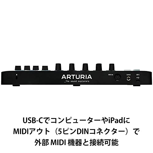 ARTURIA MIDI キーボード コントローラー MiniLab 3 BK ブラック_2