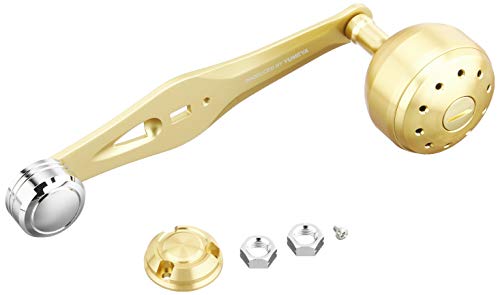 SHIMANO - 2 シマノ専用 夢屋 純正  パワーバランスハンドル ゴールド 左巻きナット付 シマノ(SHIMANO) 純正 リールパーツ 夢屋 パワーバランス