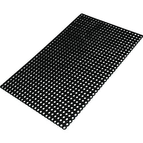 トラスコ中山(TRUSCO) 有孔ラバーマット 業務用床マット ブラック 1000×1500mm TTRM-1015