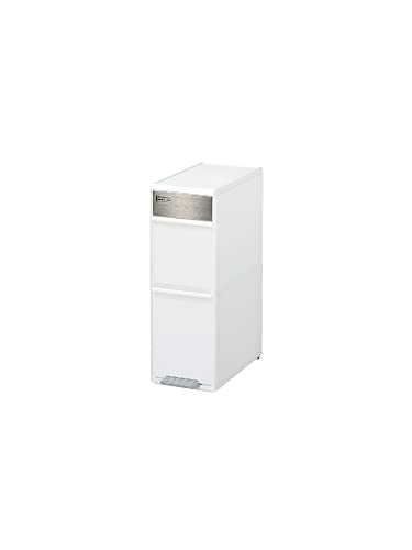 ライクイット (like-it) ペダル式 ゴミ箱 多段 分別スイングステーションワイド 約35L(約20Lx1段・約15Lx1段) ステンレス