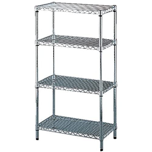 アイリスオーヤマ ラック メタルラック本体 4段 防サビ加工 幅66×奥行36×高さ120cm ポール径25mm スチールラック サビに強い 棚の通販は