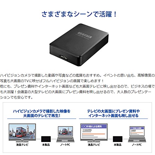 アイ・オー・データ マルチ画面 外付グラフィックアダプター USB 3.0/HDMI端子対応/WUXGA/フルHD 日本メーカー USB-RGB_2