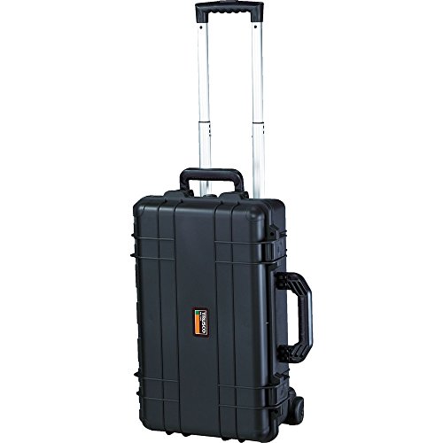 トラスコ中山(TRUSCO) プロテクターツールケースキャスター付(縦タイプ) ブラック S TAK22-T