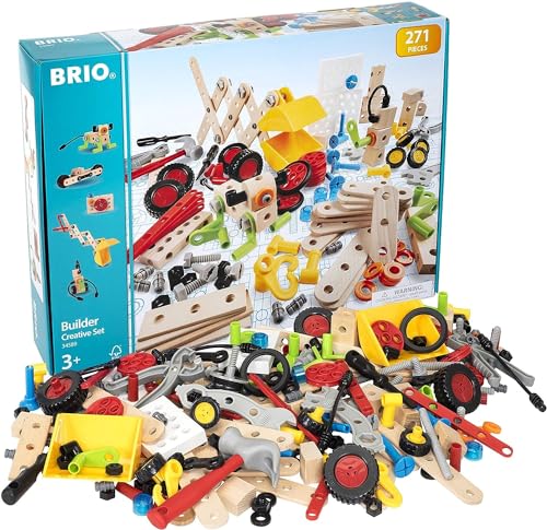 BRIO (ブリオ) ビルダー クリエイティブセット 34589 対象年齢 3歳~ 「全271ピース」 【おもちゃ 玩具 木製おもちゃ ブロック
