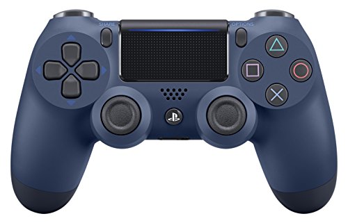 【純正品】ワイヤレスコントローラー (DUALSHOCK 4) ミッドナイト・ブルー (CUH-ZCT2J22)