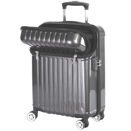 [アクタス] スーツケース ジッパー トップオープン トップス 機内持ち込み 74-20310 33L 53.5 cm 3.2kg ブラックカー