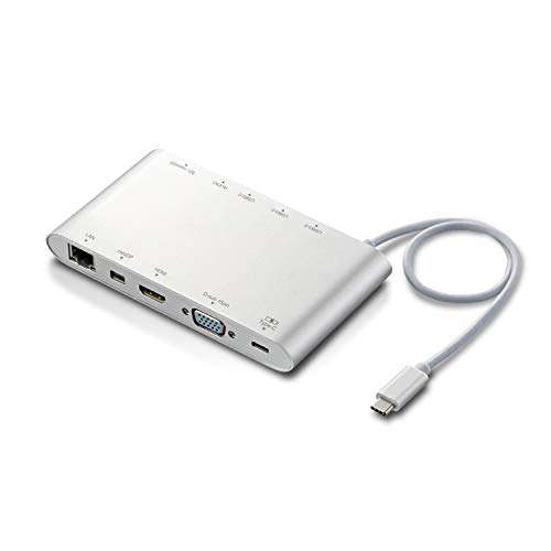 エレコム ドッキングステーション PD [充電Type-C/USB3.0/miniDisplay/HDMI/D-sub/φ3.5/SD+micr 6,476円