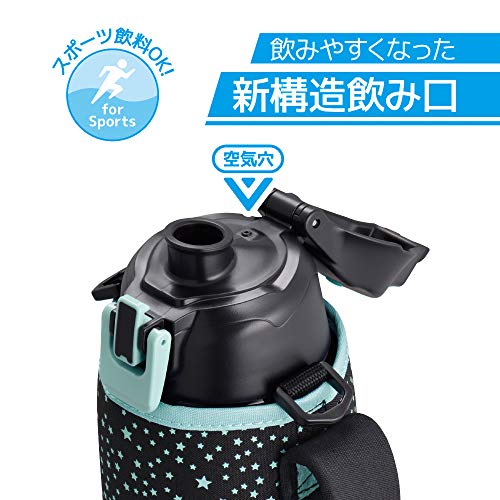 サーモス 水筒 真空断熱スポーツボトル 1.5L ブラックスター 保冷専用 FHT-1501F BKST_4