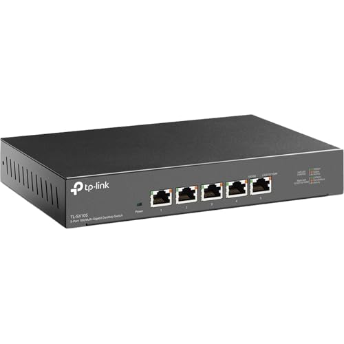 TP-Link 5ポート 全ポート10G対応 10G マルチギガビット　アンマネージ　プラグ＆プレイ　スイッチングハブ TL-SX105