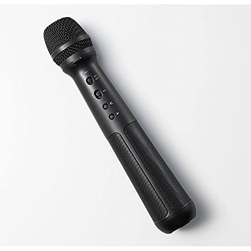 キングジム スピーカー付きマイク 会議用 マイク 無線 スピーカー＆マイク一体型 拡声器 SPMC10クロ