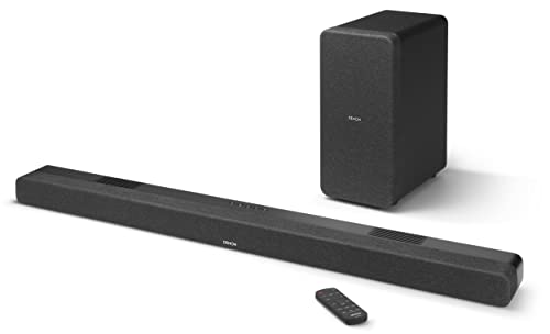 【Denon】デノン サウンドバー 【DHT-S517K ブラック】Dolby Atmosイネーブルドスピーカー内蔵 ワイヤレスサブウーハー付き