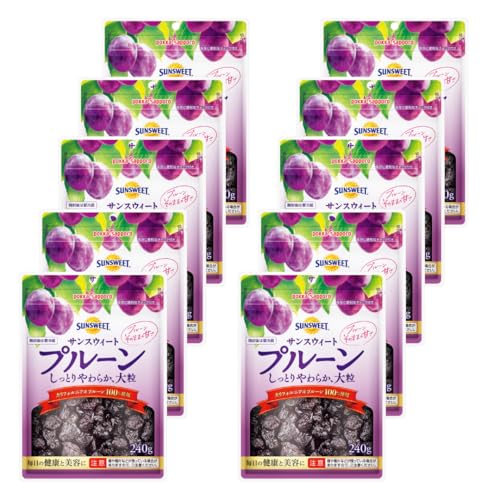 ポッカサッポロ サンスウィート プルーン チャック付 240g ×10袋