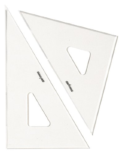 ドラパス 三角定規 目盛なし 3mm厚 45cm 13036の通販は 4,852円