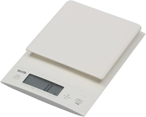 タニタ クッキングスケール 0.1g単位 3kgまで計れる ホワイト KD-320 WH キッチン はかり 料理 デジタル