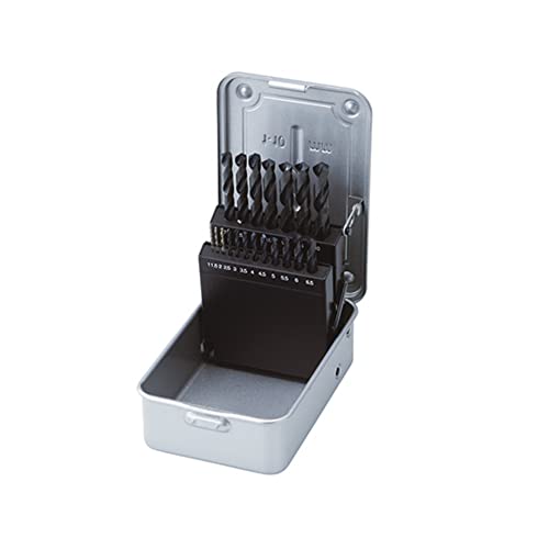 ホーザン(HOZAN) ドリルセット 卓上フライス盤に最適 19本入組:1.0~10.0mmΦ スチールケース入 K-494