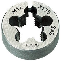 TRUSCO(トラスコ) 丸ダイス 63径 M27×3.0 (SKS) T63D-27X3.0