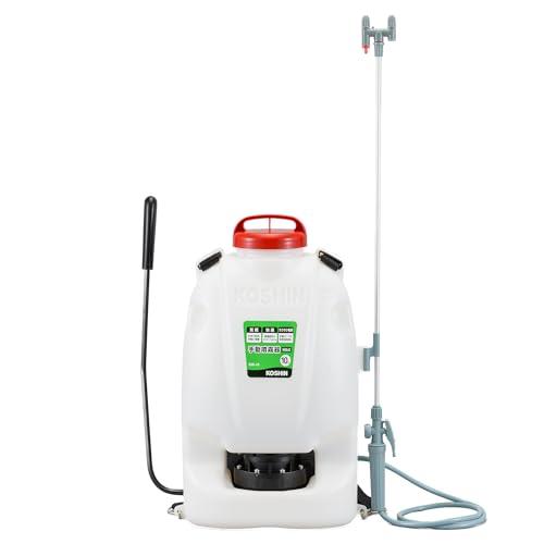 工進(KOSHIN) 背負い式 手動噴霧器 タンク 10L グランドマスター RW-10 ダイヤフラム ポンプ 人力 加圧 消毒 防除 除草 カ