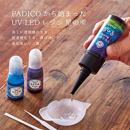 パジコ レジン液 大容量 UV-LEDレジン 星の雫 ハードタイプ 500g 透明 日本製 403242_1