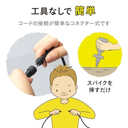 タカショー ガーデンライト ひかりノベーション 木のひかり 基本セット 2本 ブラック 屋外 間接照明 防水 鮮やかな光 プロ仕様 樹脂 LGL_4