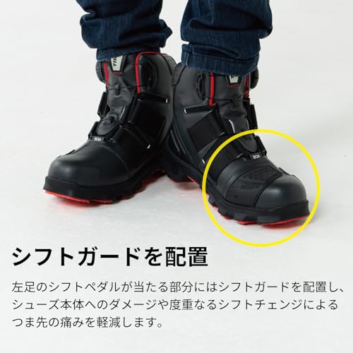 [TAICHI] RSタイチ(RS バイク ライディングシューズ 靴 防水 プロテクター内蔵 BOAダイヤル シフトガード装備 DRYMASTE_2