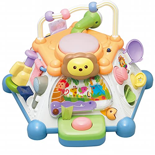 トイローヤル たのしく知育! やみつきボックス+ ( 知育玩具 / 指先遊び / 発育 ) パステルカラーが可愛い ( 音が鳴る / ぴかぴか