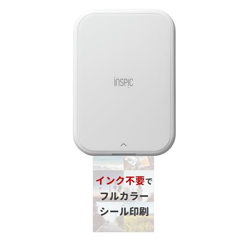 キヤノン Canon スマホ専用ミニフォトプリンター iNSPiC PV-223-WH 写真用 ホワイト フルカラー インク不要