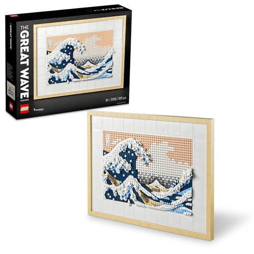 レゴ LEGO アート 葛飾北斎 (富嶽三十六景 神奈川沖浪裏) 1810ピース おもちゃ 玩具 誕生日 クリスマス プレゼント ブロック 母の