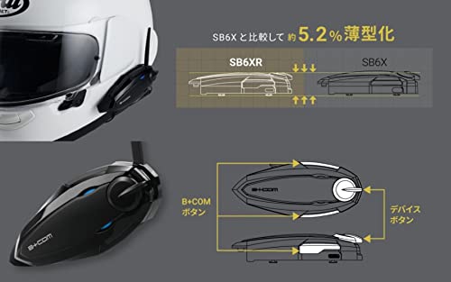 SYGN HOUSE(サインハウス) バイク用 ブルートゥース 無線 コミュニケーションシステム B+COM SB6XR (ビーコム SB6XR_1