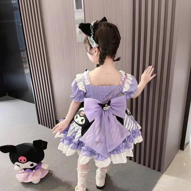 クロミちゃん 子供服 ワンピース サンリオ 女の子 プリンセスドレス