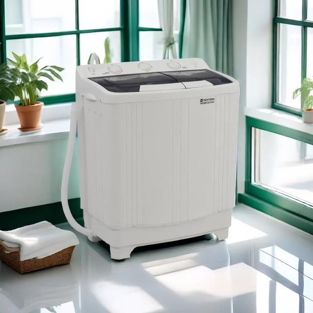 OSJ 二槽式洗濯機 縦型洗濯機 洗濯6.5kg/脱水槽4kg 大容量 タイマー機能付き コンパクト 小型洗濯機 節電 二槽式洗濯機 まとめ洗い 部屋干し 引越し 家庭用 家電 新生活