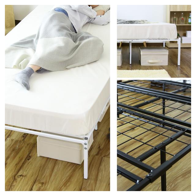 セミダブル SD】ベッドフレーム パイプベッド シングルベッド 要組立品